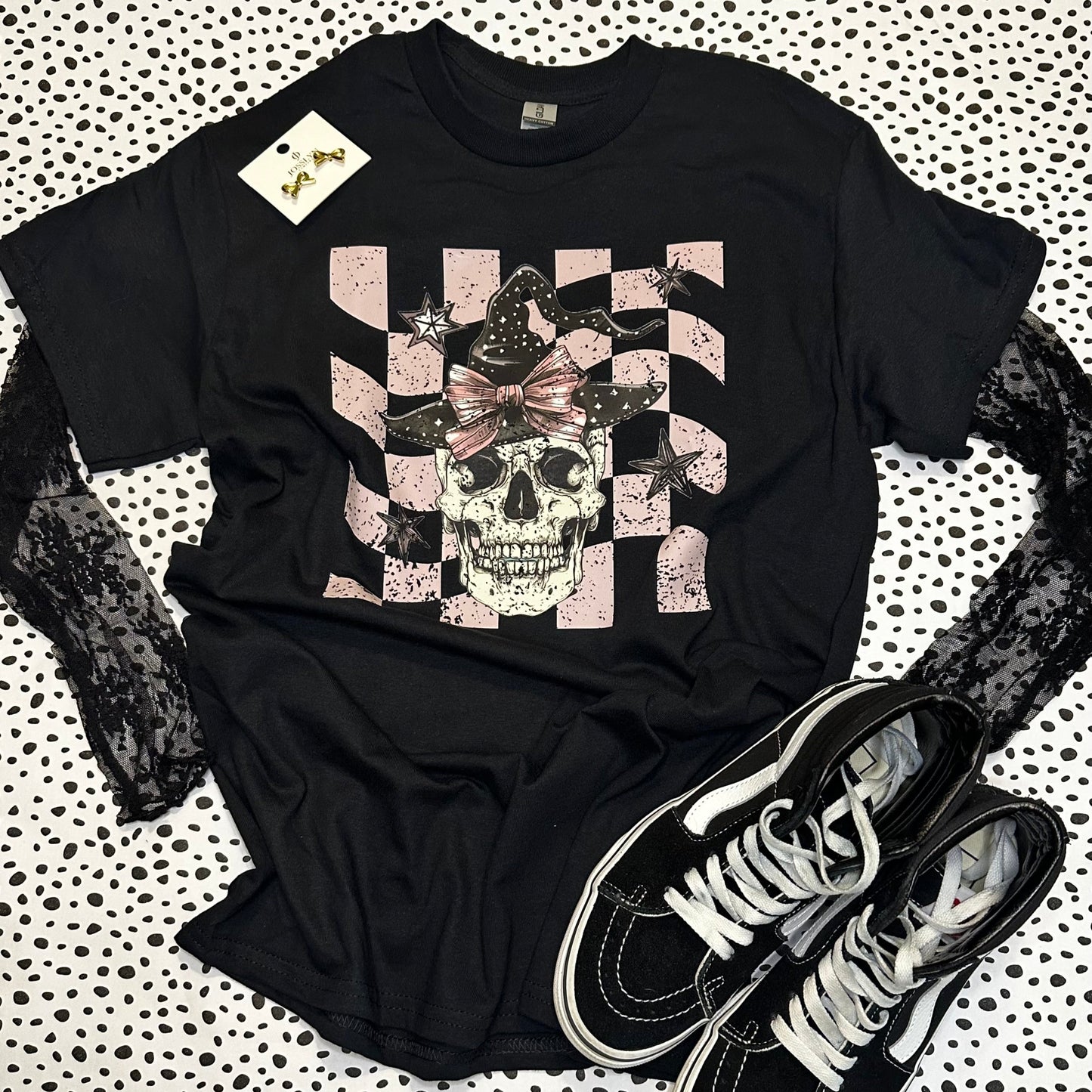 Skull witch tee