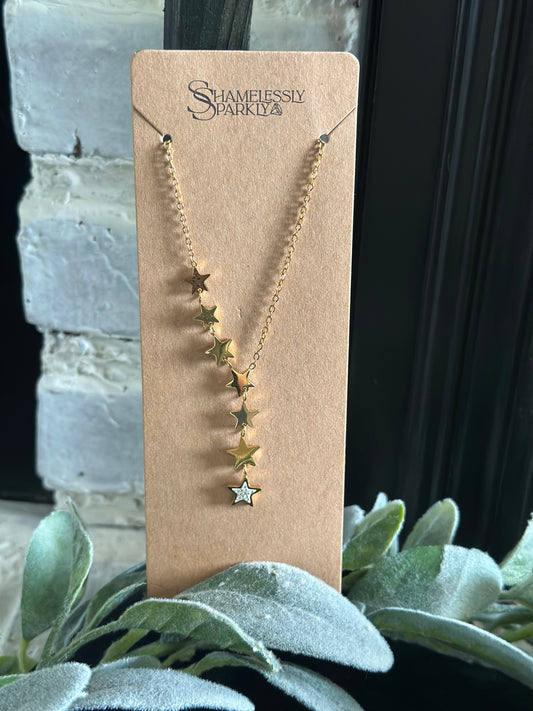 Gold Star Necklace